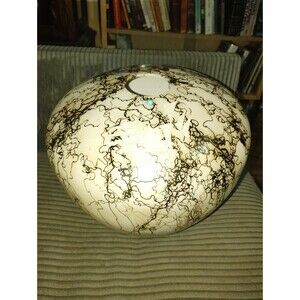 Massive 12" wide 10" Tall Navajo Horse Hair Seed vase
